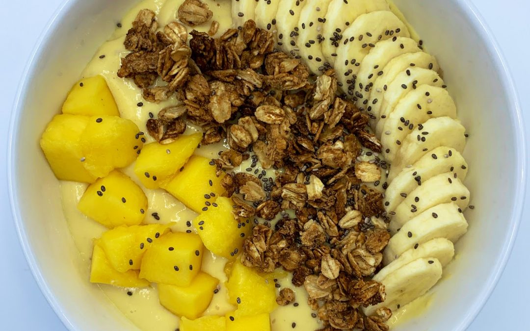 Mango Banana Smoothie Bowl