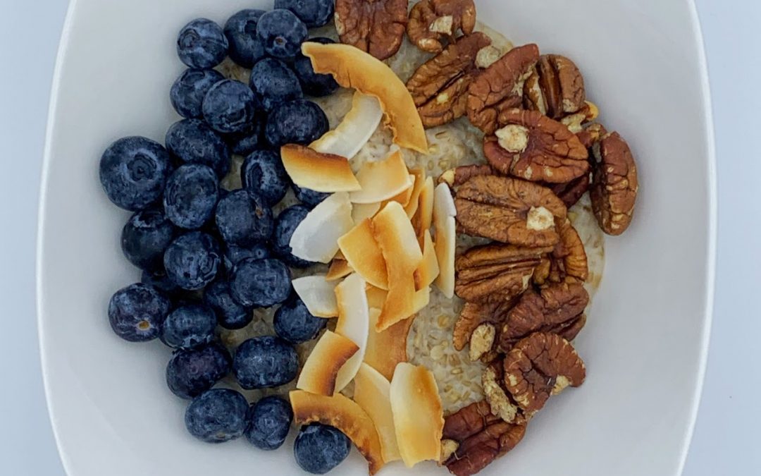 Blueberry Coconut Pecan Oatmeal