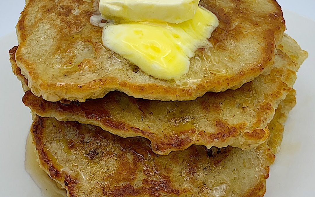Banana Oatmeal Pancakes