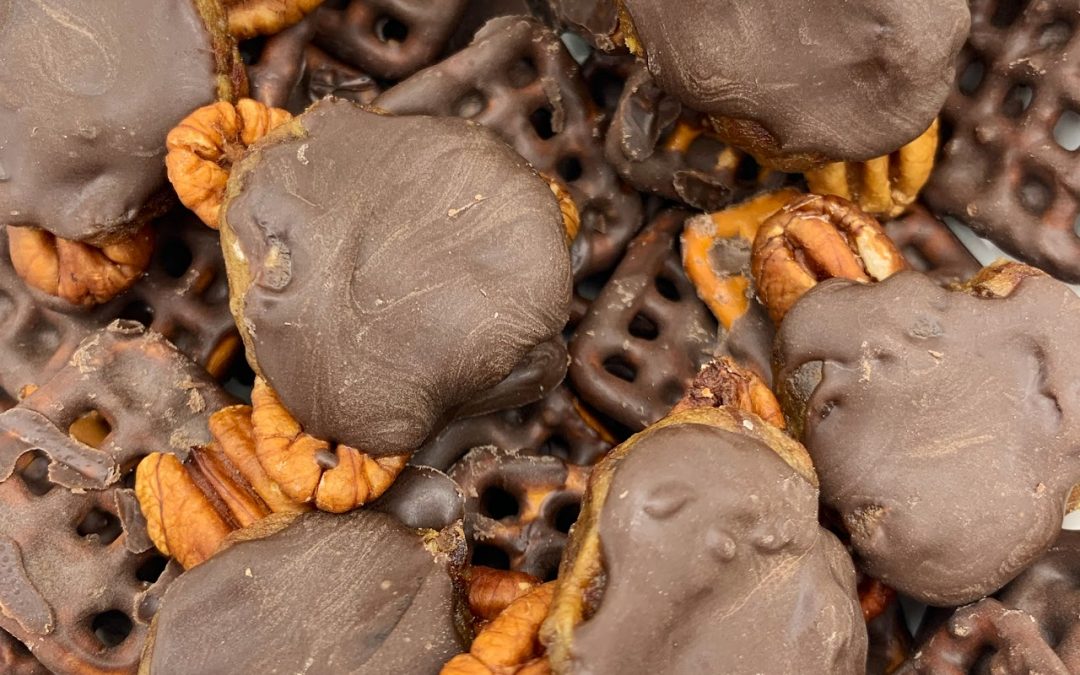 Healthy Dark Chocolate Turtles