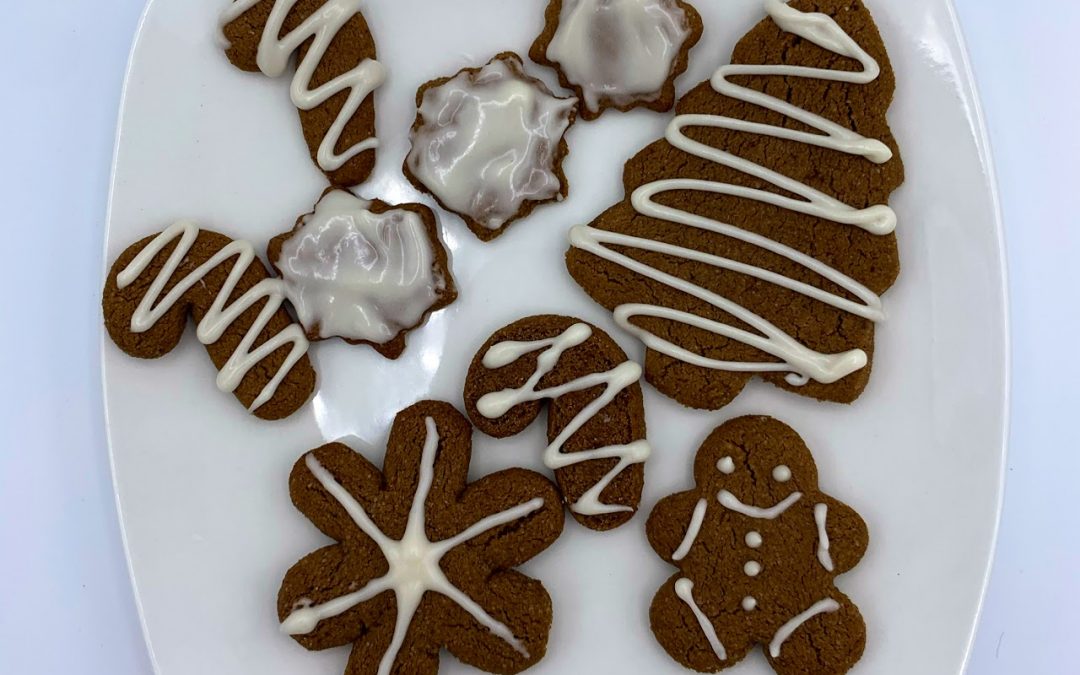 Iced Gingerbread Cookies