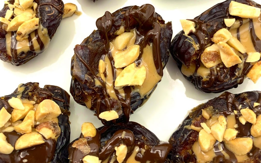 Snickers Stuffed Dates